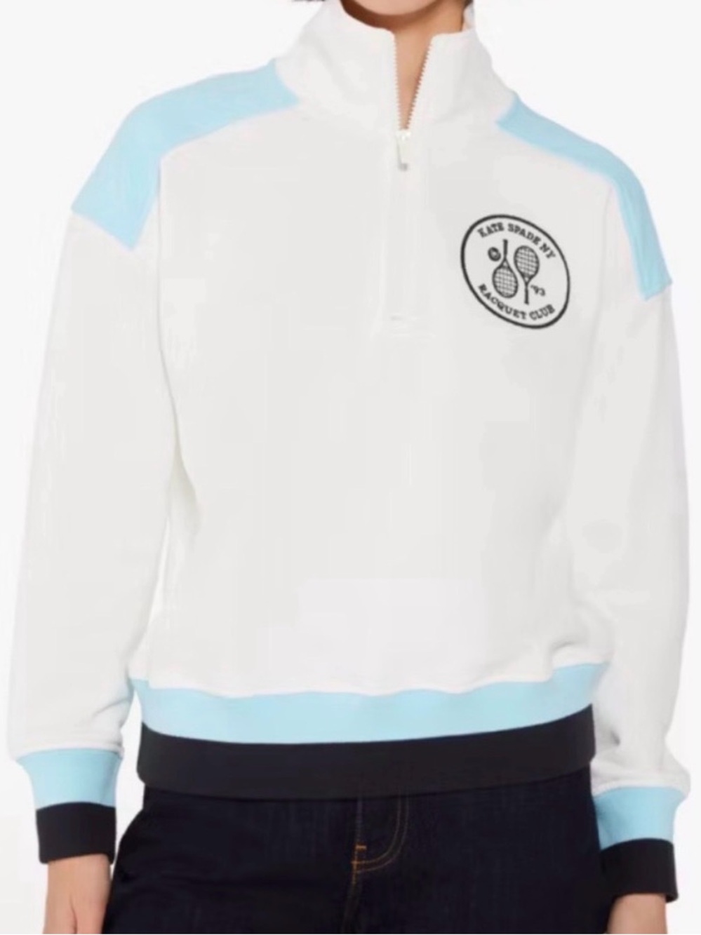 kate spade NY Racquet Club Quarter Zip